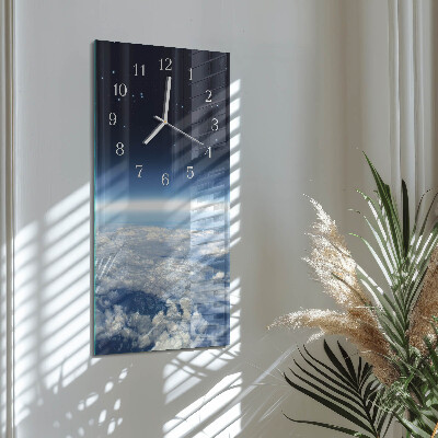 Vertical wall clock Earth's Universe