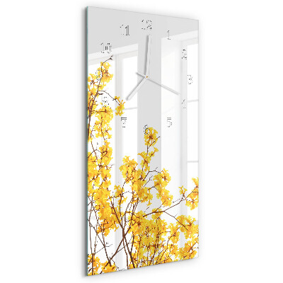 Vertical wall clock Tree