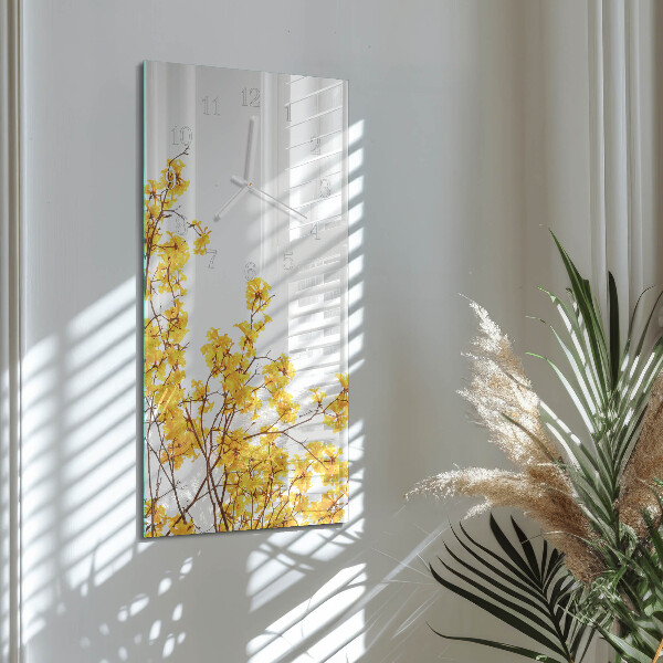 Vertical wall clock Tree