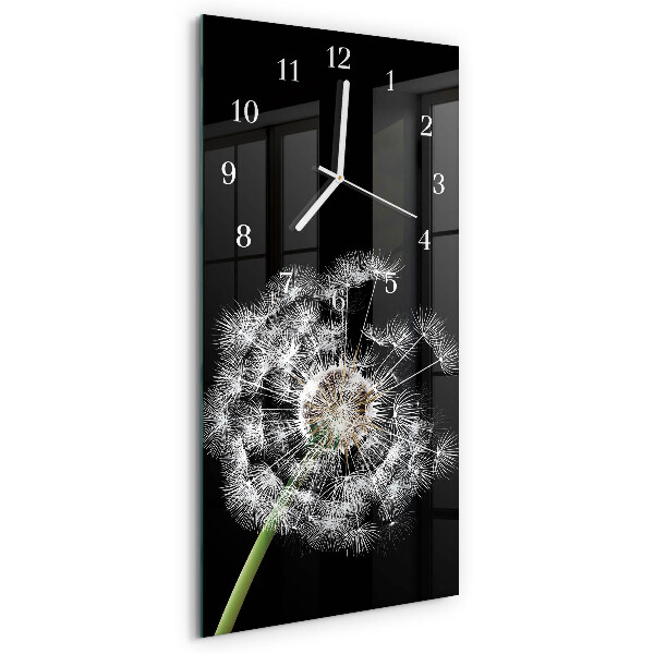 Vertical wall clock Dandelion