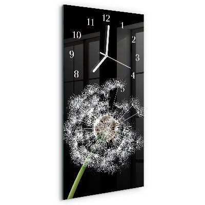 Vertical wall clock Dandelion