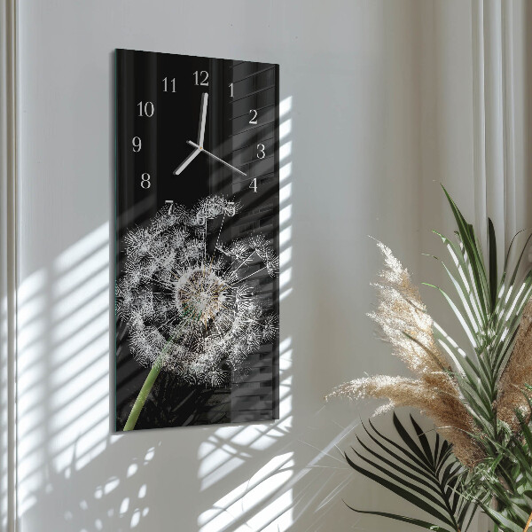 Vertical wall clock Dandelion