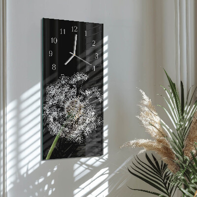 Vertical wall clock Dandelion