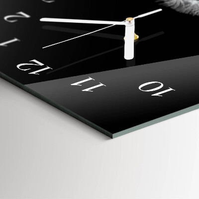 Vertical wall clock Dandelion