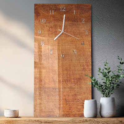 Vertical wall clock Wooden Boards