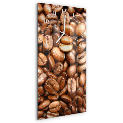 Vertical wall clock Coffee Beans