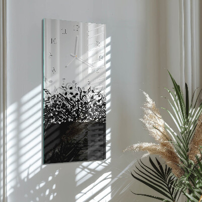Vertical wall clock Grades
