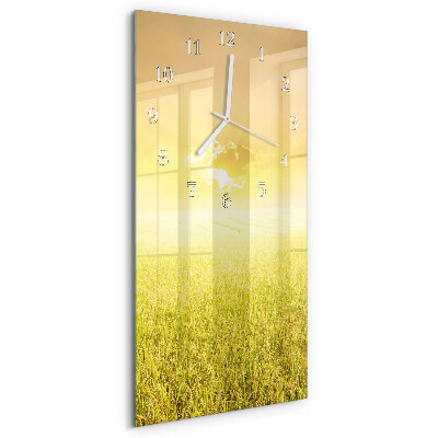 Vertical wall clock Cornfield
