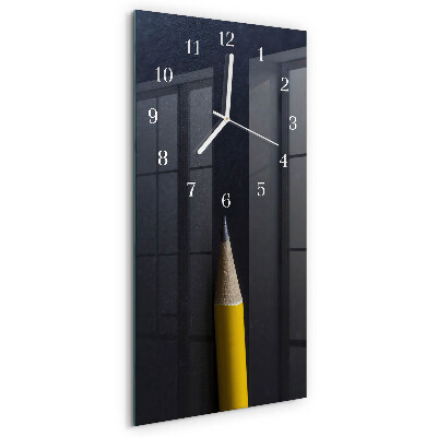 Vertical wall clock Pencil