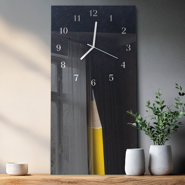 Vertical wall clock Pencil