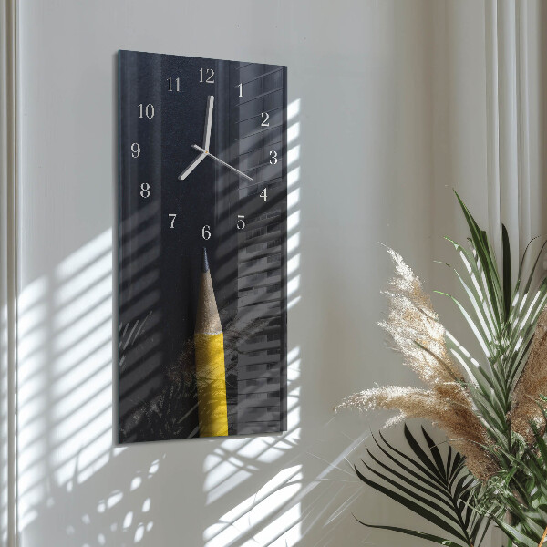 Vertical wall clock Pencil