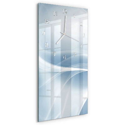 Vertical wall clock Abstract Lines