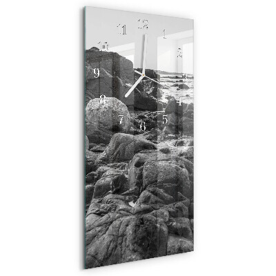 Vertical wall clock Stones