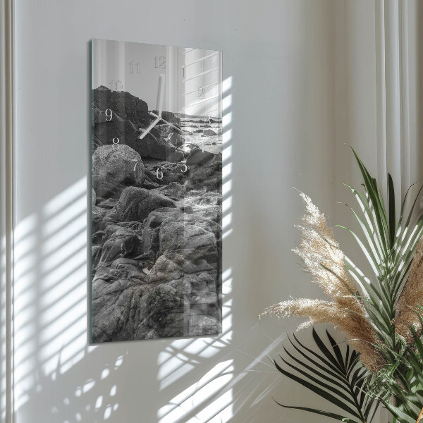 Vertical wall clock Stones