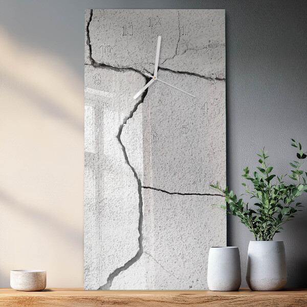Vertical wall clock Rupture