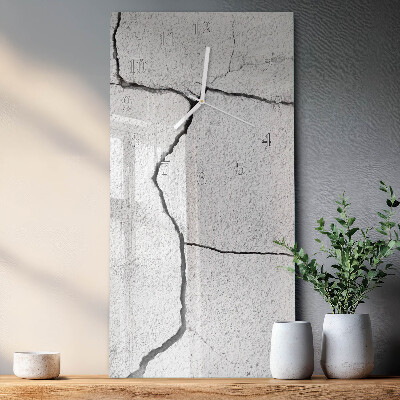 Vertical wall clock Rupture
