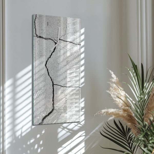 Vertical wall clock Rupture