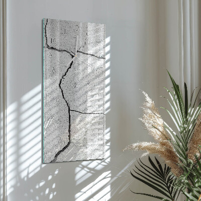 Vertical wall clock Rupture