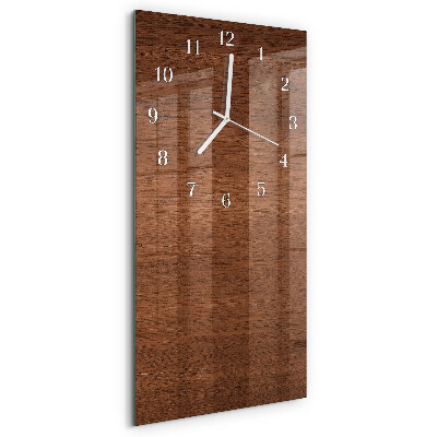 Vertical wall clock Wooden Boards