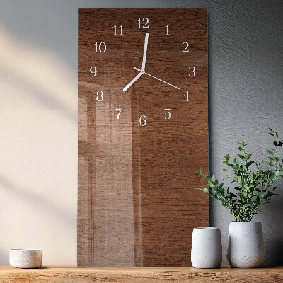 Vertical wall clock Wooden Boards