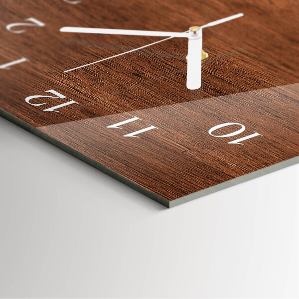 Vertical wall clock Wooden Boards
