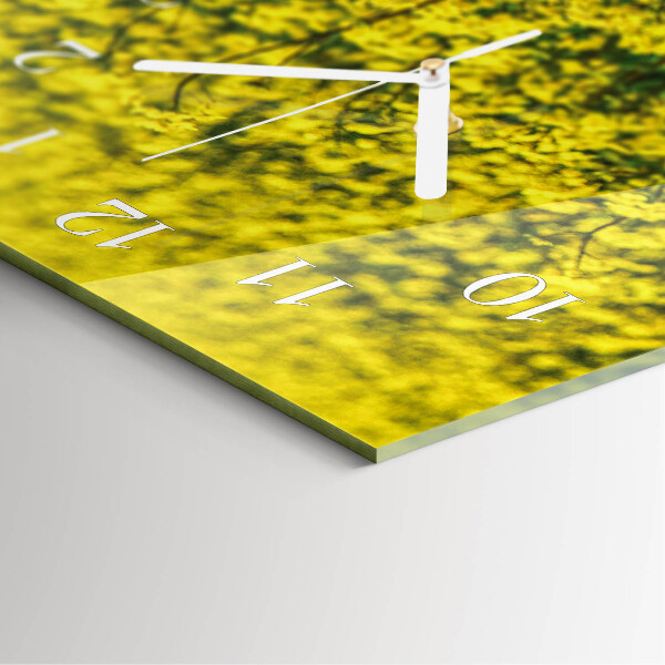 Vertical wall clock Field of Flowers