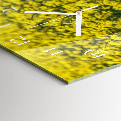 Vertical wall clock Field of Flowers