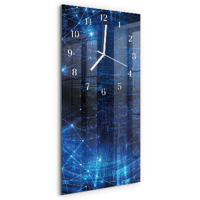 Vertical wall clock Matrix
