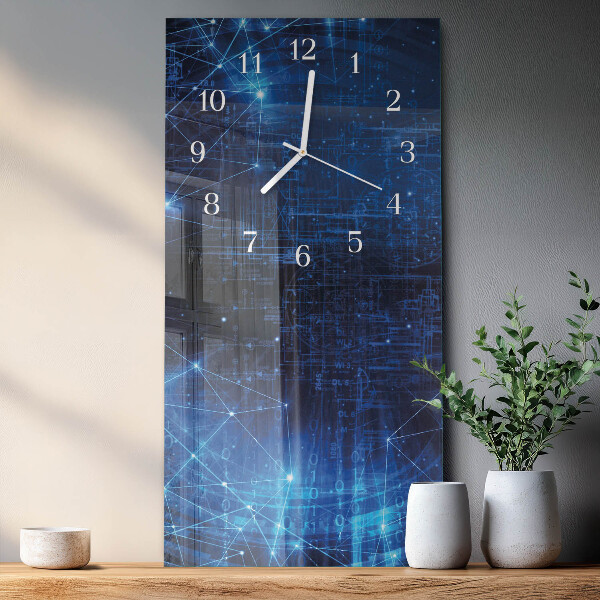 Vertical wall clock Matrix