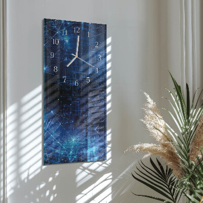 Vertical wall clock Matrix