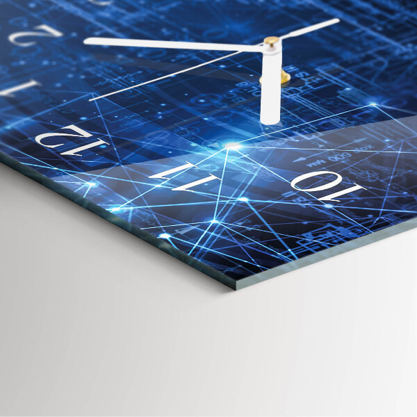Vertical wall clock Matrix