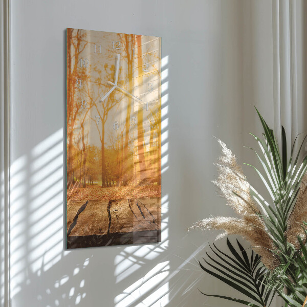 Vertical wall clock Podium