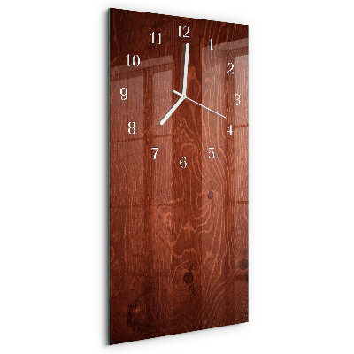Vertical wall clock Wooden Panels