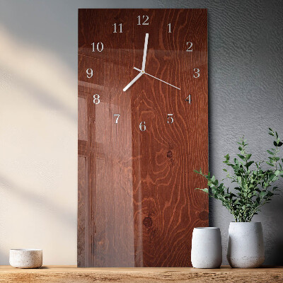 Vertical wall clock Wooden Panels