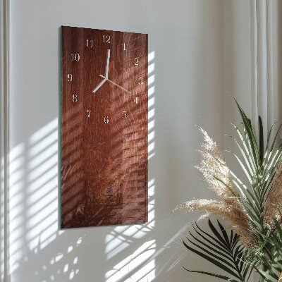 Vertical wall clock Wooden Panels