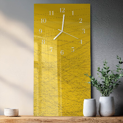 Vertical wall clock Stripes