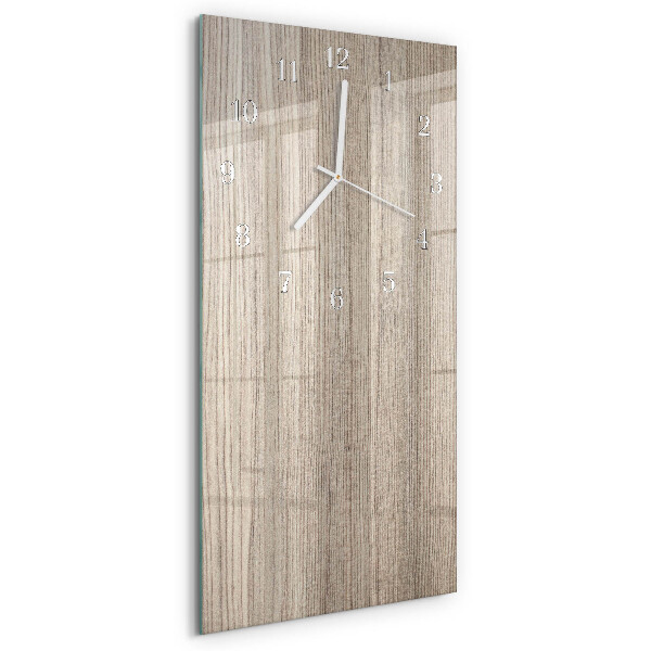 Vertical wall clock Wood