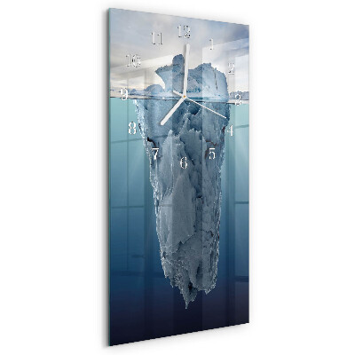 Vertical wall clock Glacier