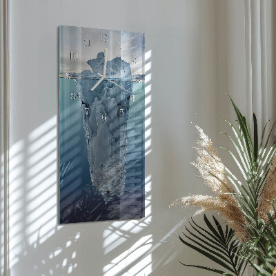 Vertical wall clock Glacier