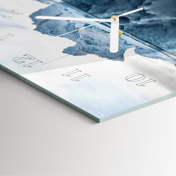 Vertical wall clock Glacier