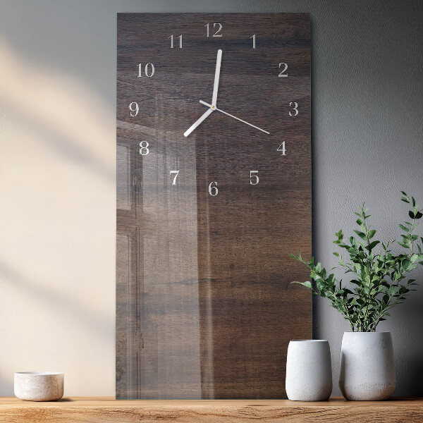 Vertical wall clock Wooden Board