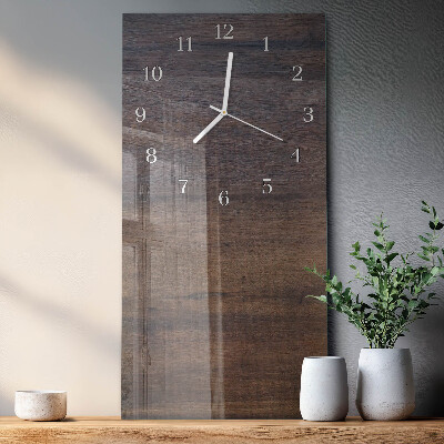 Vertical wall clock Wooden Board