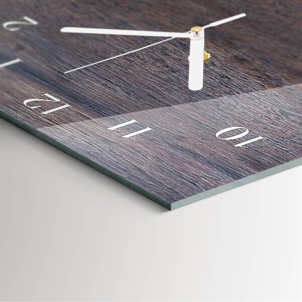 Vertical wall clock Wooden Board