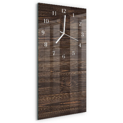 Vertical wall clock Wood