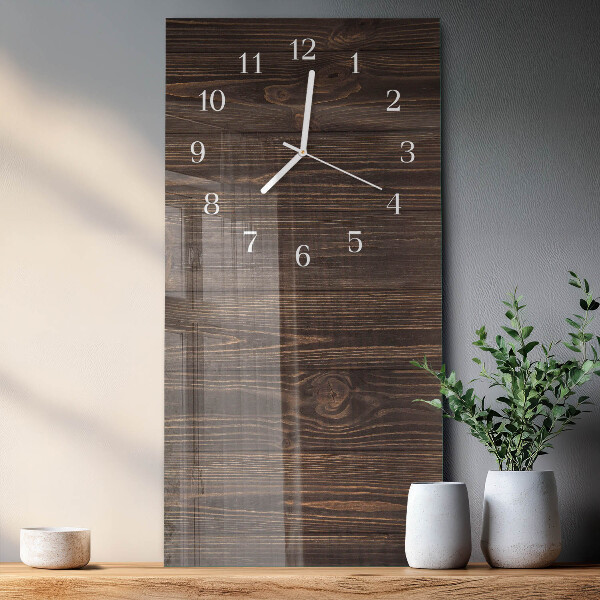 Vertical wall clock Wood