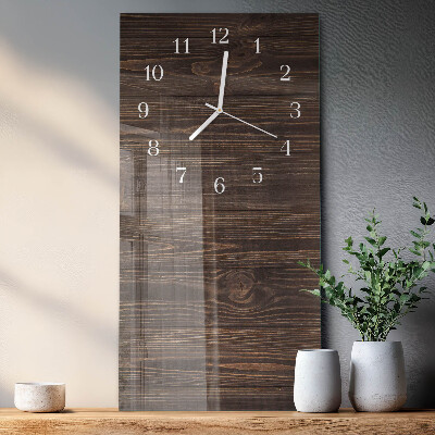 Vertical wall clock Wood