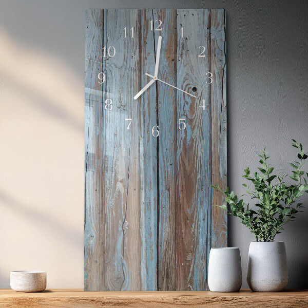 Vertical wall clock Wood