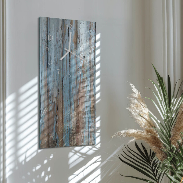 Vertical wall clock Wood