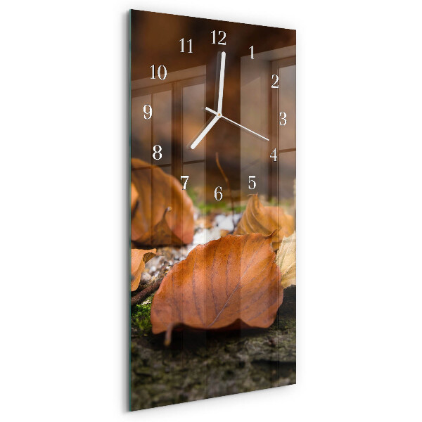 Vertical wall clock Autumn