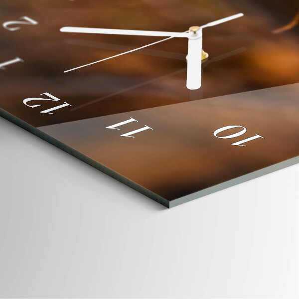 Vertical wall clock Autumn